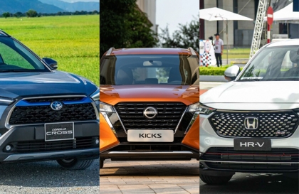 So sánh bộ ba SUV đô thị từ Nhật Bản: Nissan Kicks, Honda HR-V và Toyota Corolla Cross