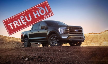Triệu hồi Ford F-150 do lỗi phanh tay điện tử