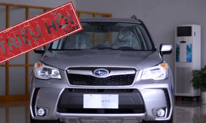 Subaru tại Việt Nam triệu hồi 35 chiếc Forester