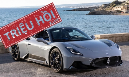 Triệu hồi Maserati MC20 do lỗi kính chắn gió