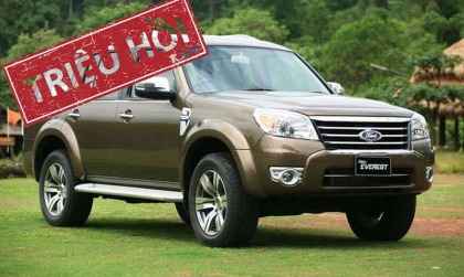 Gần 31.000 chiếc Ford Ranger và Everest bị lỗi túi khí, phải triệu hồi xe tại Việt Nam