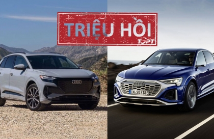 Triệu hồi Audi Q4 e-tron và Q8 e-tron vì thống đèn pha và lỗi rò rỉ dầu phanh