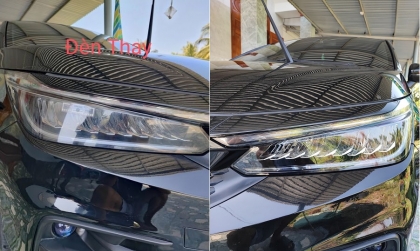 Sao đèn pha của gara thay cho Honda City lại xuống màu nhanh thế?