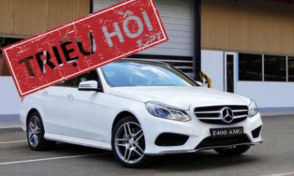 Mercedes-Benz triệu hồi hơn 1.000 chiếc E-Class tại Việt Nam