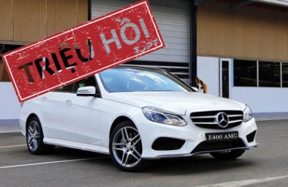 Mercedes-Benz triệu hồi hơn 1.000 chiếc E-Class tại Việt Nam