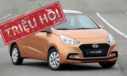 Hơn 11.500 chiếc Hyundai Grand i10 tại Việt Nam dính lỗi