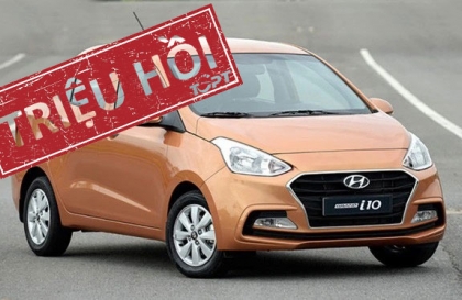 Hơn 11.500 chiếc Hyundai Grand i10 tại Việt Nam dính lỗi