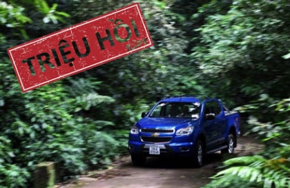 Sau Cruze, đến lượt Chevrolet Colorado bị triệu hồi