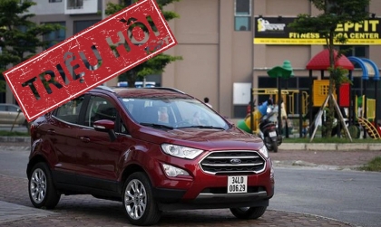Có tiếng động lạ ở ghế trước, Ford EcoSport bị triệu hồi tại Việt Nam