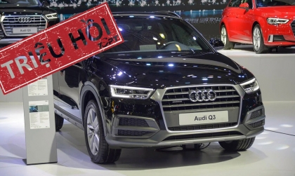 Trục trặc hệ thống điều khiển, Audi Q3 bị triệu hồi tại Việt Nam