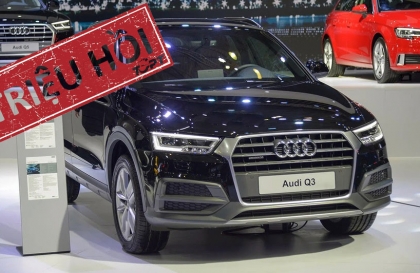 Trục trặc hệ thống điều khiển, Audi Q3 bị triệu hồi tại Việt Nam