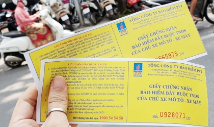 Mức phạt xe máy không mang theo Giấy chứng nhận bảo hiểm bắt buộc