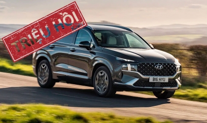 Triệu hồi Hyundai Santa Fe trên toàn cầu do nguy cơ rò rỉ nhiên liệu