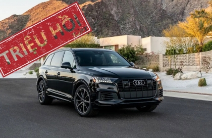 Triệu hồi Audi Q7 trên toàn cầu do lỗi túi khí