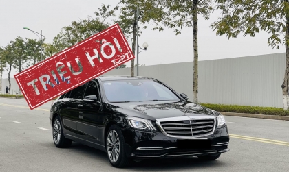 Triệu hồi Mercedes-Benz S450 tại Việt Nam có nguy cơ chập điện