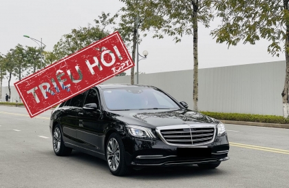 Triệu hồi Mercedes-Benz S450 tại Việt Nam có nguy cơ chập điện