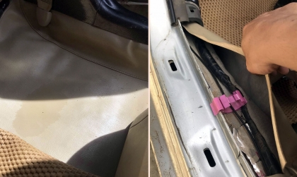 Toyota Vios bị nước vào cabin