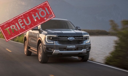 Triệu hồi Ford Ranger trên toàn cầu do lỗi trục xe