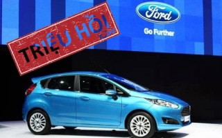 Gần 1.200 chiếc Ford Fiesta bị triệu hồi tại Việt Nam