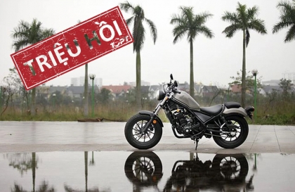 Triệu hồi hơn 2.300 chiếc Honda Rebel tại Việt Nam