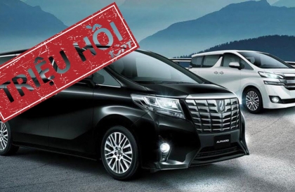 Toyota Việt Nam triệu hồi Toyota Alphard, khuyến cáo an toàn với người sử dụng