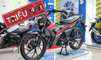 Vẫn là lỗi khung, Suzuki tiếp tục triệu hồi Raider 150