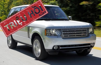 Triệu hồi Range Rover do lỗi túi khí