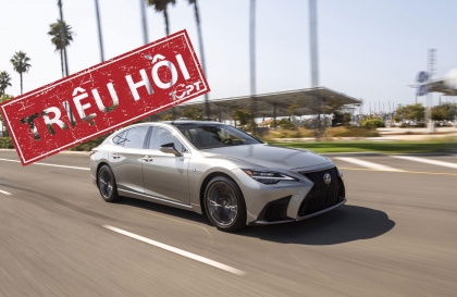 Triệu hồi Lexus ES do lỗi camera sau