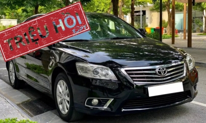 Toyota Việt Nam triệu hồi xe Camry, Vios và Altis