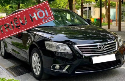 Toyota Việt Nam triệu hồi xe Camry, Vios và Altis