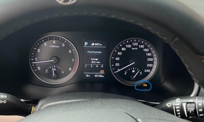 Hyundai Tucson hiện lỗi này là sao các bác nhỉ?