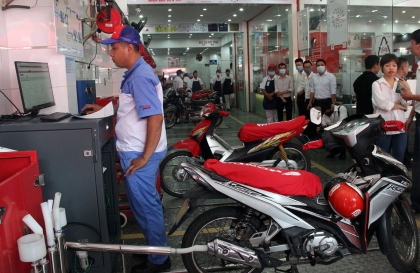 Bộ Công An: Nên bắt buộc môtô, xe gắn máy định kỳ kiểm tra khí thải