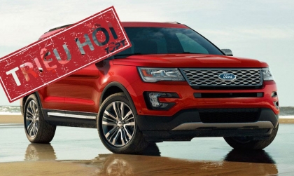 Triệu hồi Ford Explorer do nguy cơ rơi thanh trang trí ngoại thất