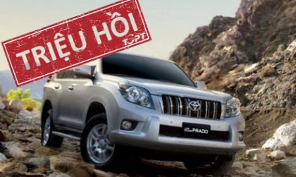Toyota bắt đầu triệu hồi Land Cruiser Prado và Hiace tại Việt Nam