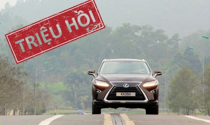 Triệu hồi 360 chiếc Lexus RX tại Việt Nam