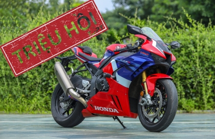 Thế giới 2 bánh: Triệu hồi Honda CBR1000RR-R vì lỗi giảm xóc sau