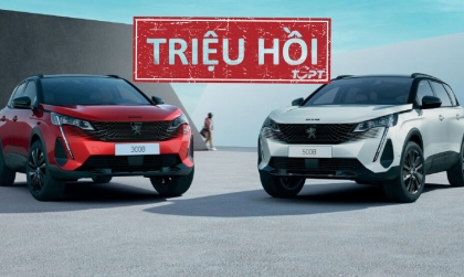 Triệu hồi Peugeot 3008 và 5008 trên toàn cầu do lỗi ECU