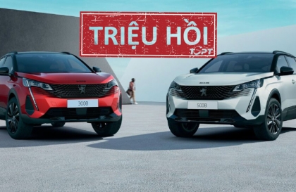 Triệu hồi Peugeot 3008 và 5008 trên toàn cầu do lỗi ECU