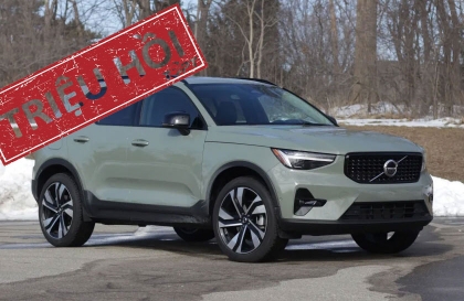 Triệu hồi Volvo XC40 tại Mỹ do mất xi nhan bên trái