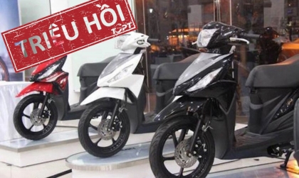 Suzuki Việt Nam triệu hồi gần 650 xe tay ga
