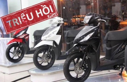 Suzuki Việt Nam triệu hồi gần 650 xe tay ga