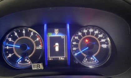 Toyota Fortuner báo lỗi túi khí thế này, cần cách khắc phục?