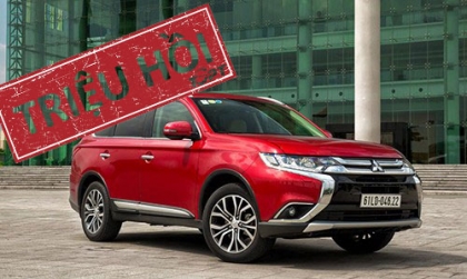 Liên tiếp 3 đợt triệu hồi xe Mitsubishi Outlander tại Việt Nam