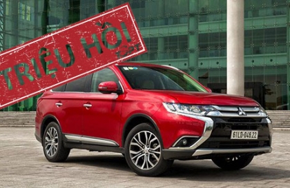 Liên tiếp 3 đợt triệu hồi xe Mitsubishi Outlander tại Việt Nam