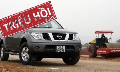 Triệu hồi Nissan Navara tại Việt Nam bị lỗi hệ thống khí xả