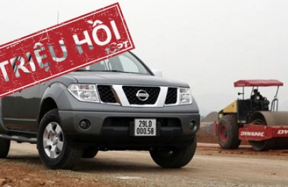 Triệu hồi Nissan Navara tại Việt Nam bị lỗi hệ thống khí xả