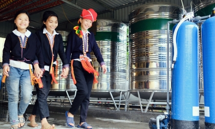 Quỹ Toyota Việt Nam bàn giao công trình nước sạch cho trường học tại Yên Bái