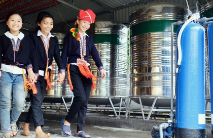 Quỹ Toyota Việt Nam bàn giao công trình nước sạch cho trường học tại Yên Bái