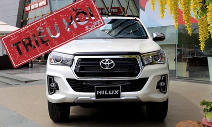 Toyota Việt Nam triệu hồi Hilux vì nguy cơ mất trợ lực phanh