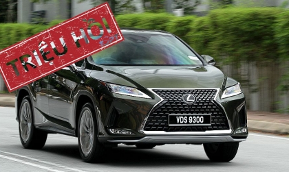 Triệu hồi Lexus RX do vấn đề bơm nhiên liệu